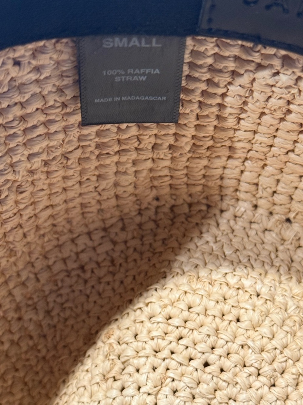 Janessa Leone packable Sacha Hat in Natural never worn - Picture 8 of 13